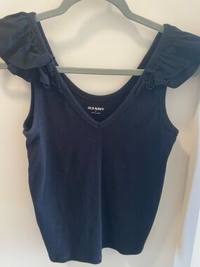 Old navy v neck ruffle top